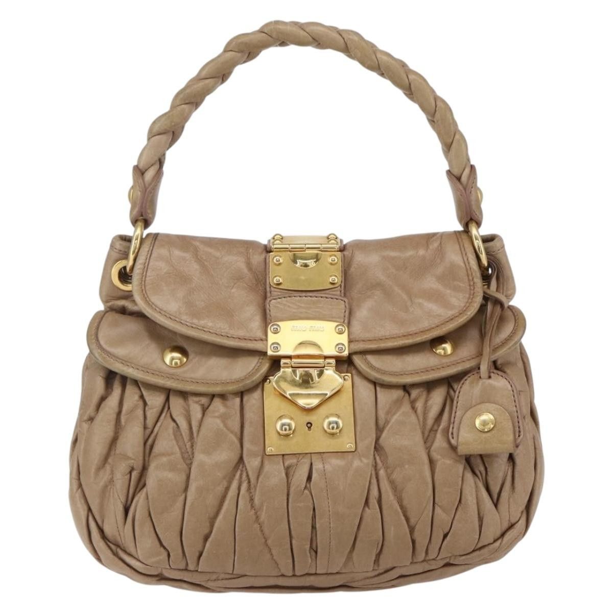 Miu Miu Miu Miu Coffer Convertible Hobo Matelasse Leather Size ONE SIZE - 18 Thumbnail