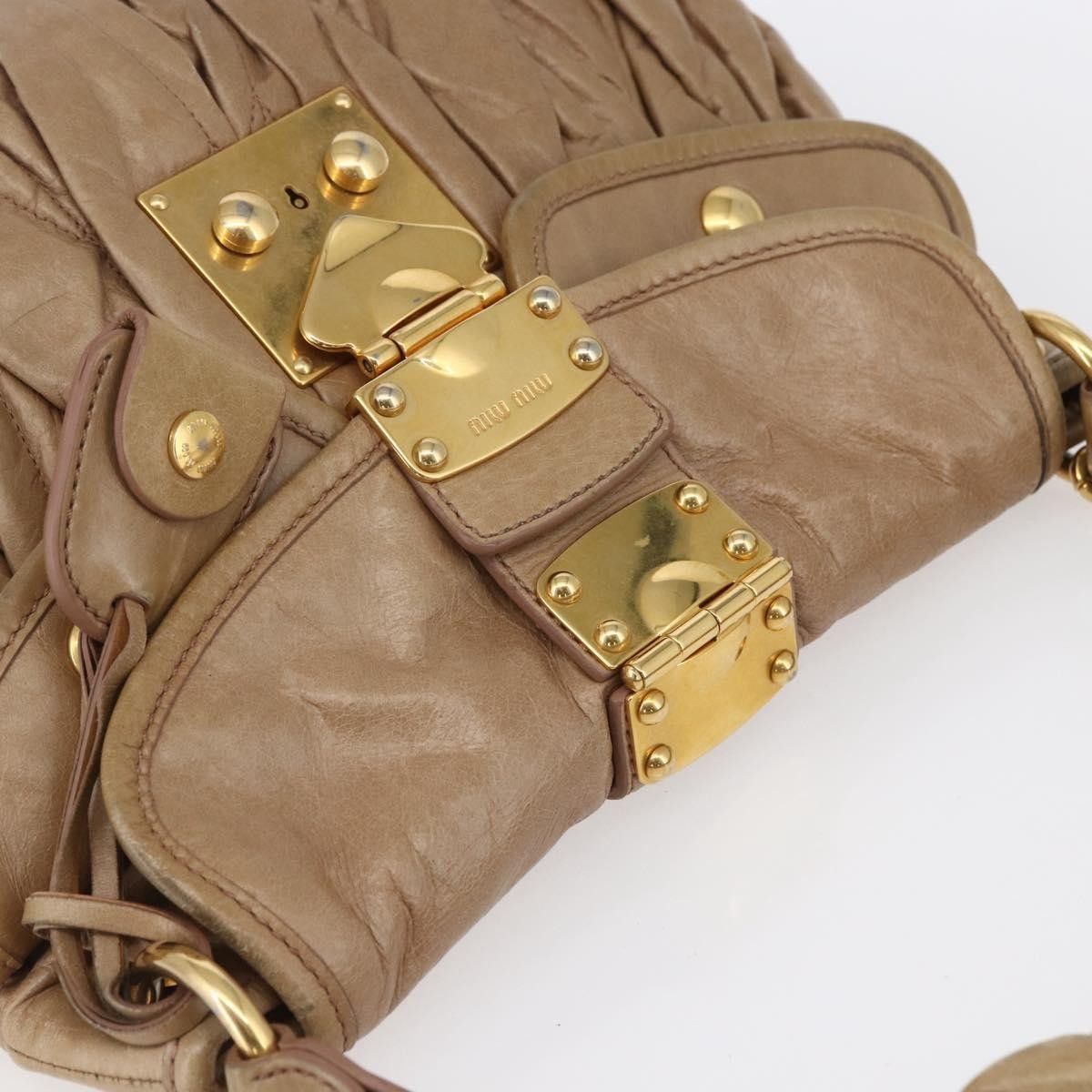 Miu Miu Miu Miu Coffer Convertible Hobo Matelasse Leather Size ONE SIZE - 15 Thumbnail
