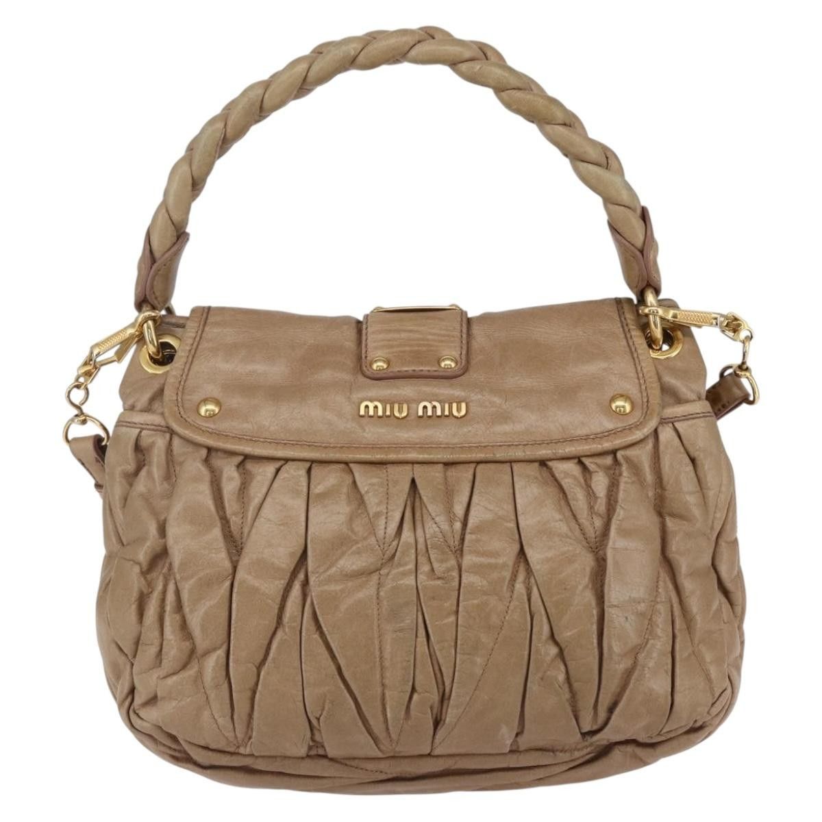 Miu Miu Miu Miu Coffer Convertible Hobo Matelasse Leather Size ONE SIZE - 2 Thumbnail