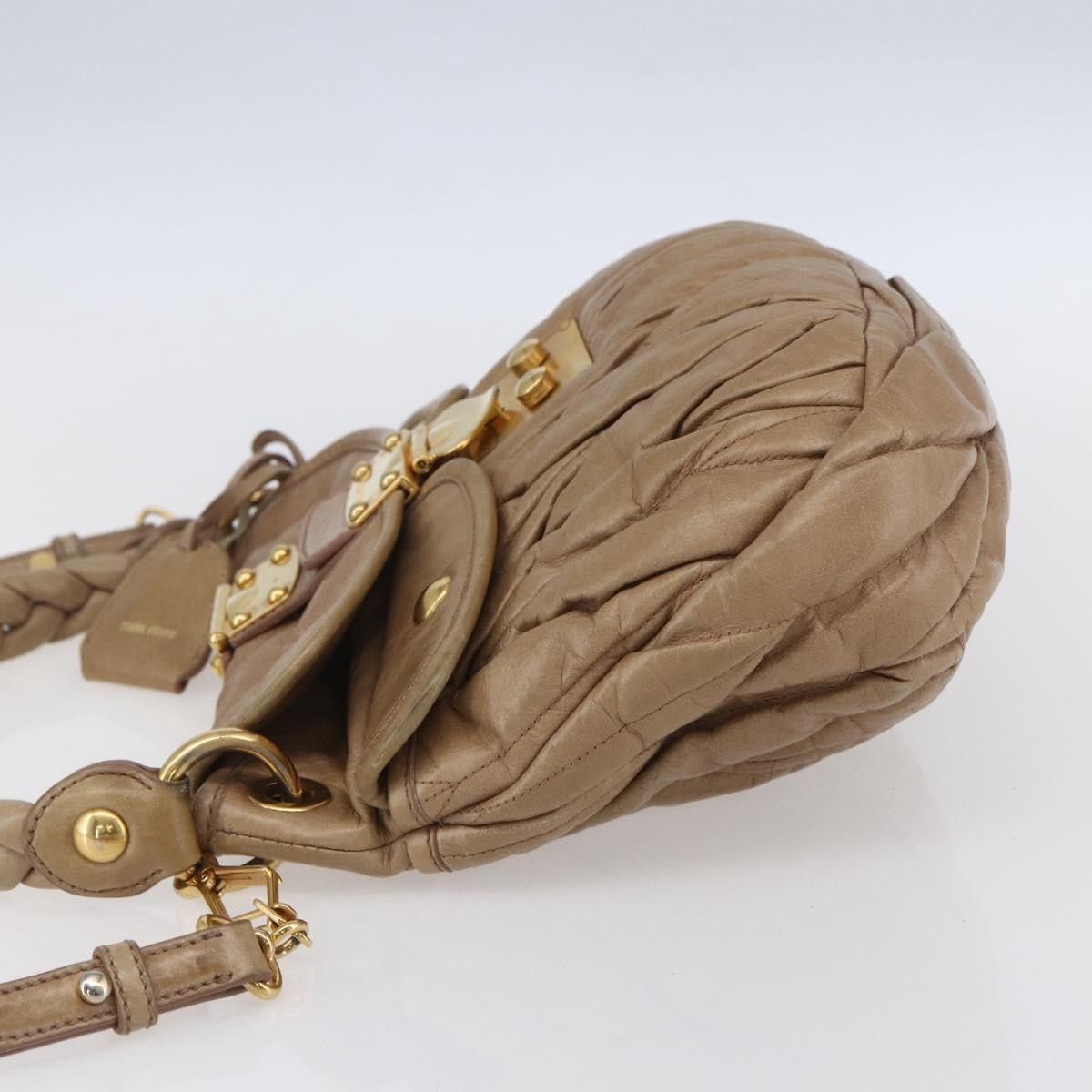 Miu Miu Miu Miu Coffer Convertible Hobo Matelasse Leather Size ONE SIZE - 3 Thumbnail