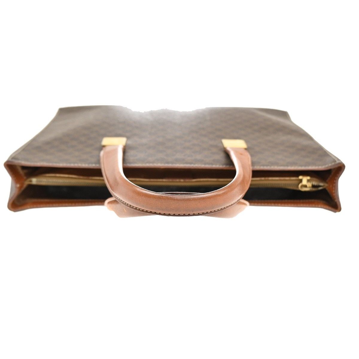 Celine Celine Vintage Macadam Handbag Leather Size ONE SIZE - 5 Thumbnail