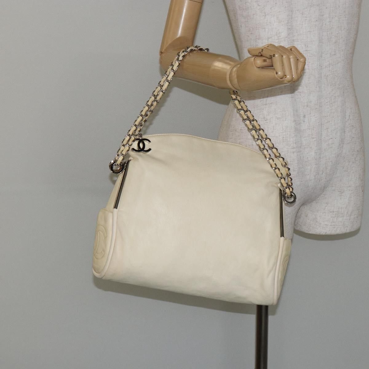Chanel Chanel Vintage CC Shoulder Bag Leather Size ONE SIZE - 14 Thumbnail