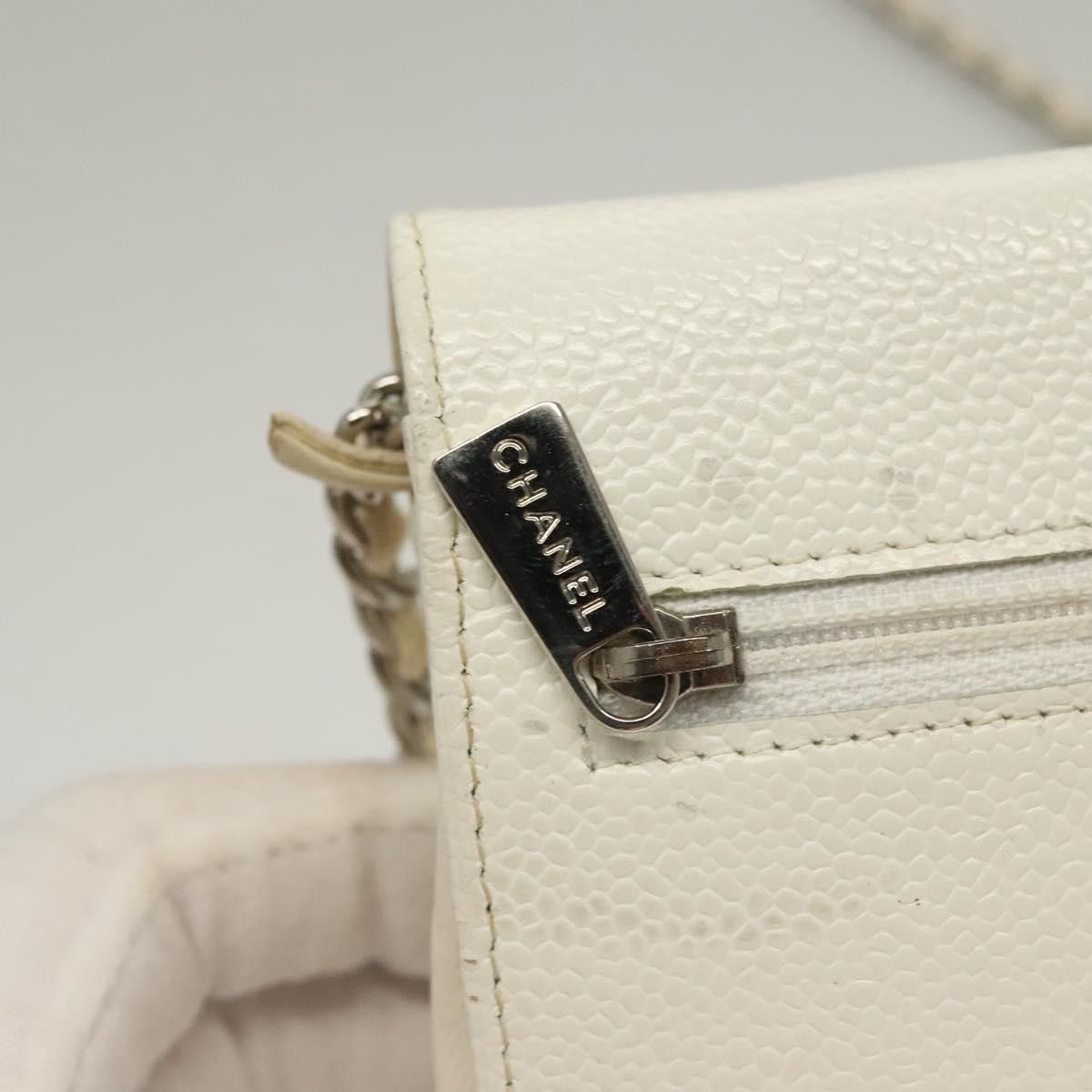 Chanel Chanel Vintage Timeless Wallet on Chain Caviar Size ONE SIZE - 13 Thumbnail
