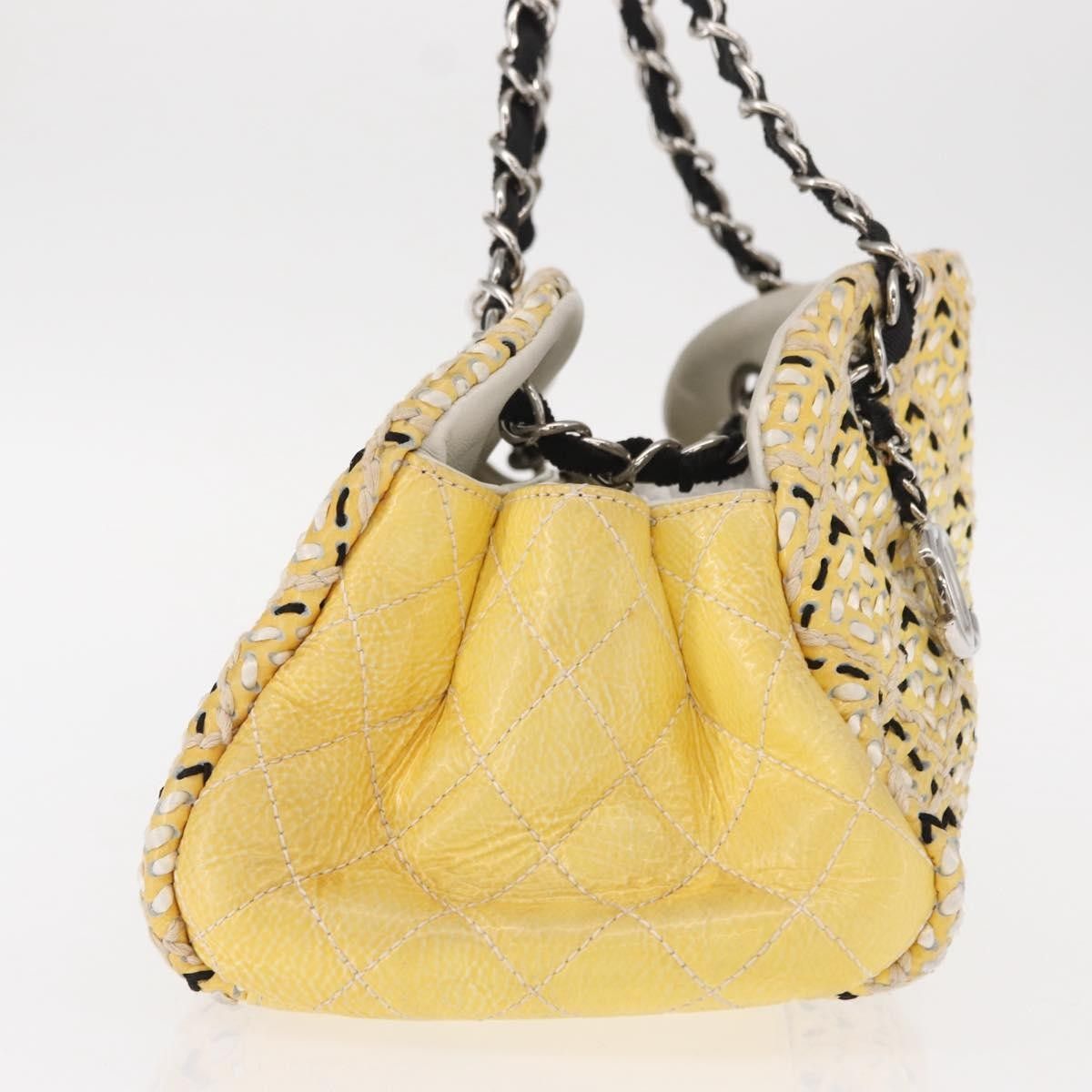 Chanel Chanel Just Mademoiselle Bag Woven Stitch Patent Size ONE SIZE - 4 Thumbnail