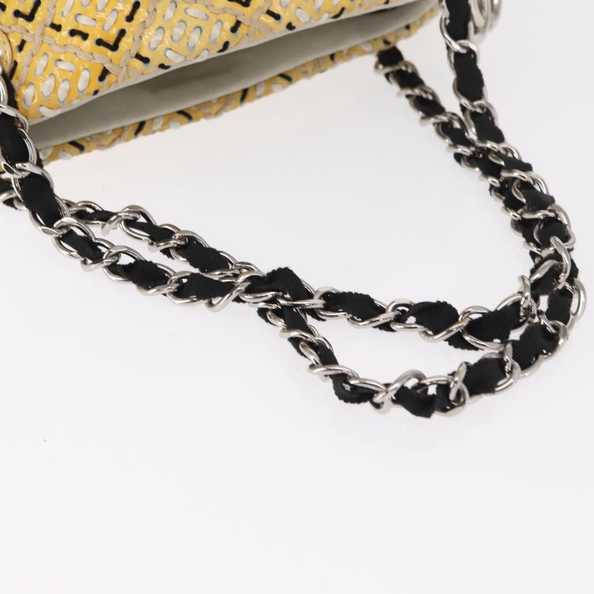 Chanel Chanel Just Mademoiselle Bag Woven Stitch Patent Size ONE SIZE - 8 Thumbnail