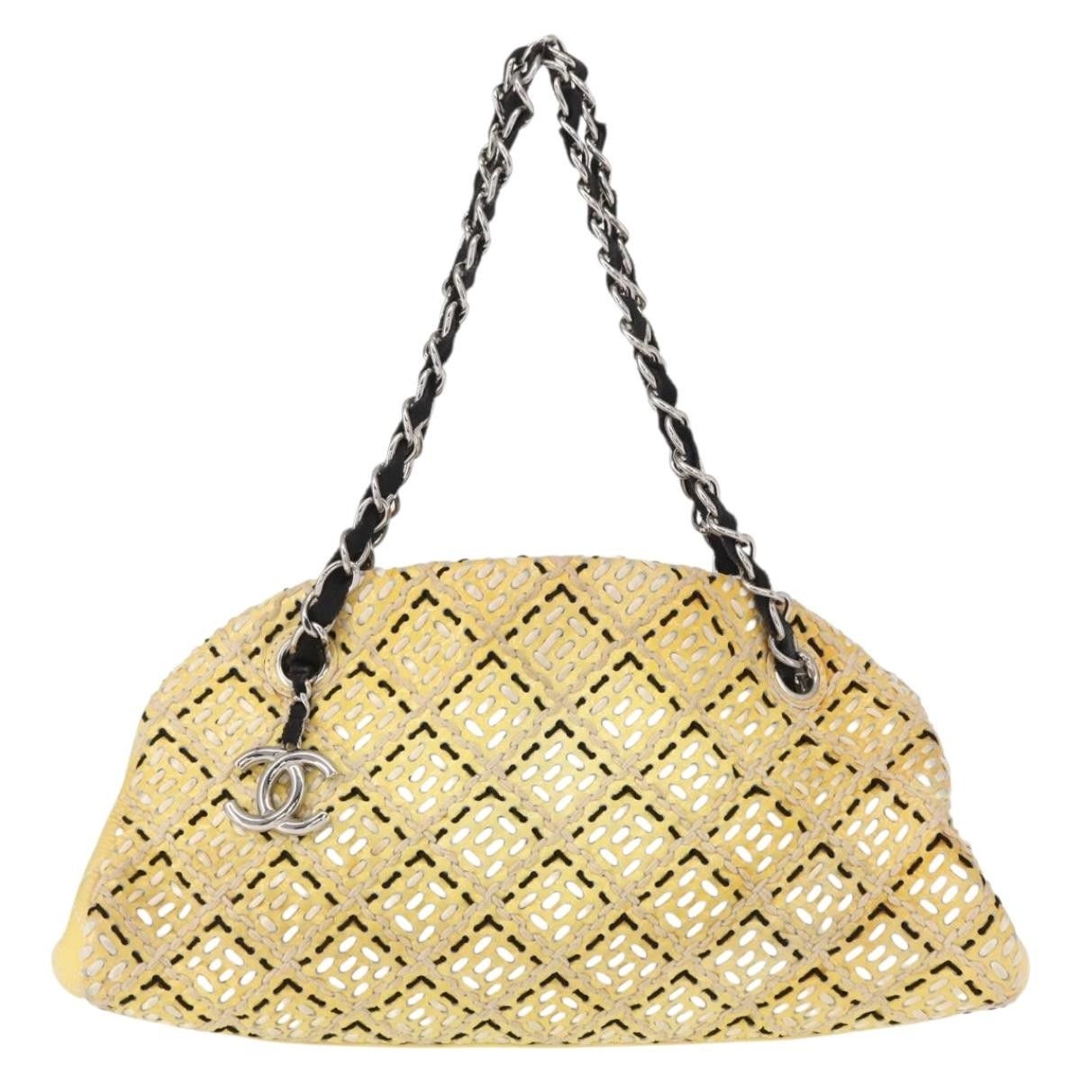 Chanel Chanel Just Mademoiselle Bag Woven Stitch Patent Size ONE SIZE - 18 Thumbnail