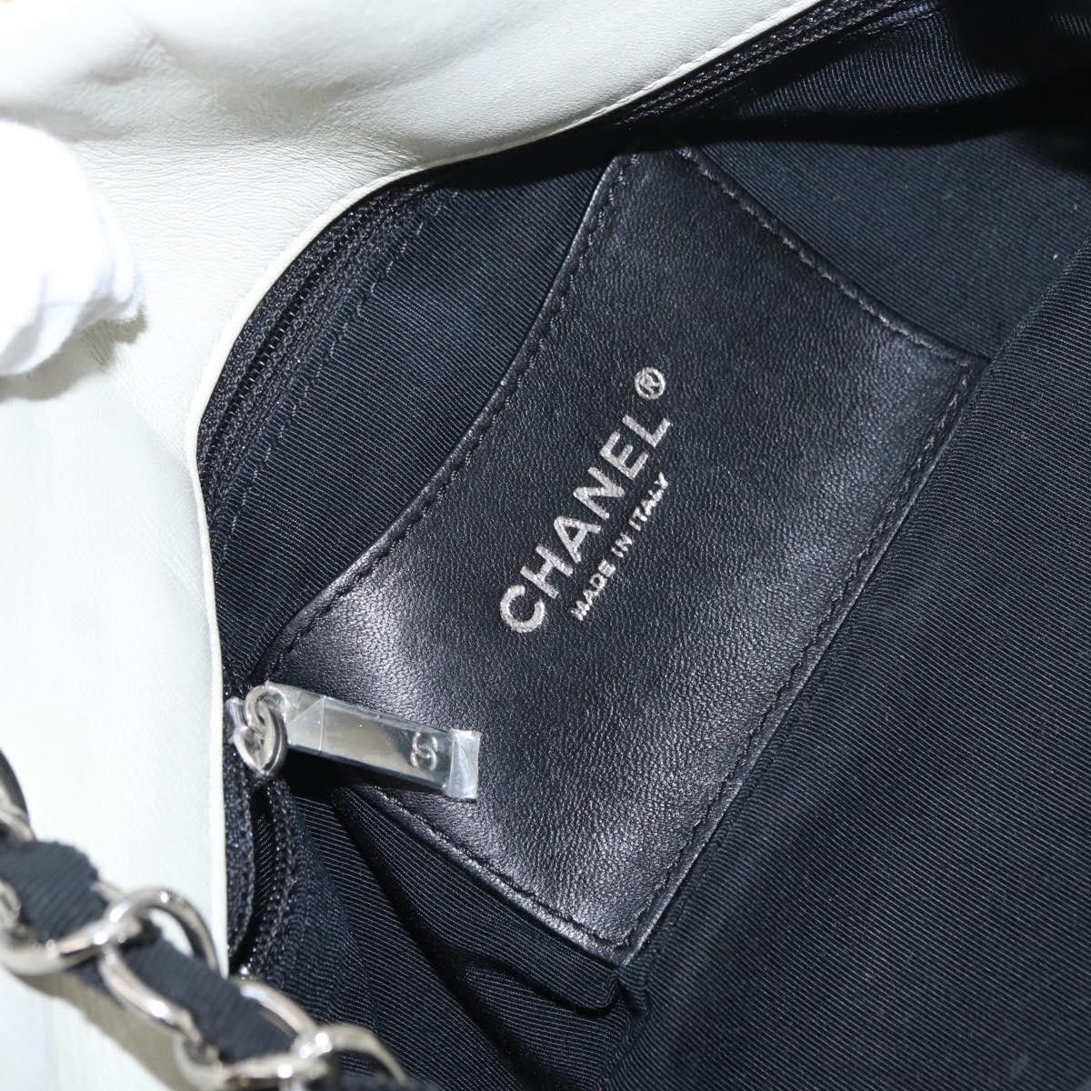 Chanel Chanel Just Mademoiselle Bag Woven Stitch Patent Size ONE SIZE - 6 Thumbnail