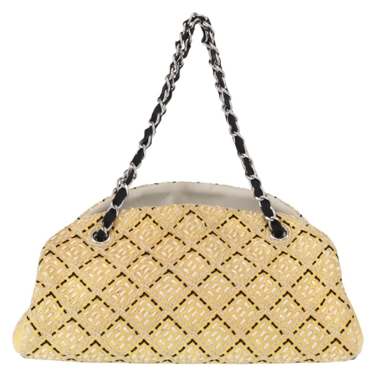 Chanel Chanel Just Mademoiselle Bag Woven Stitch Patent Size ONE SIZE - 2 Thumbnail