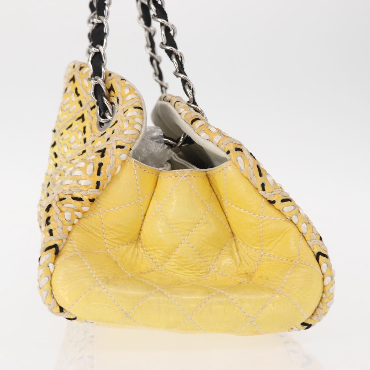 Chanel Chanel Just Mademoiselle Bag Woven Stitch Patent Size ONE SIZE - 3 Thumbnail
