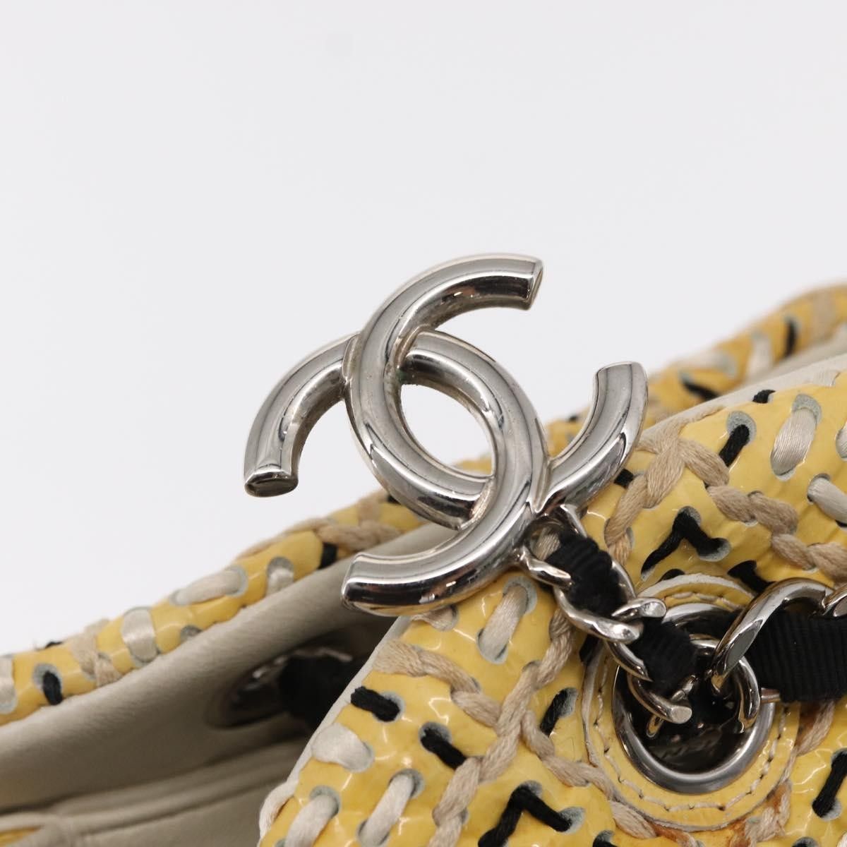 Chanel Chanel Just Mademoiselle Bag Woven Stitch Patent Size ONE SIZE - 13 Thumbnail