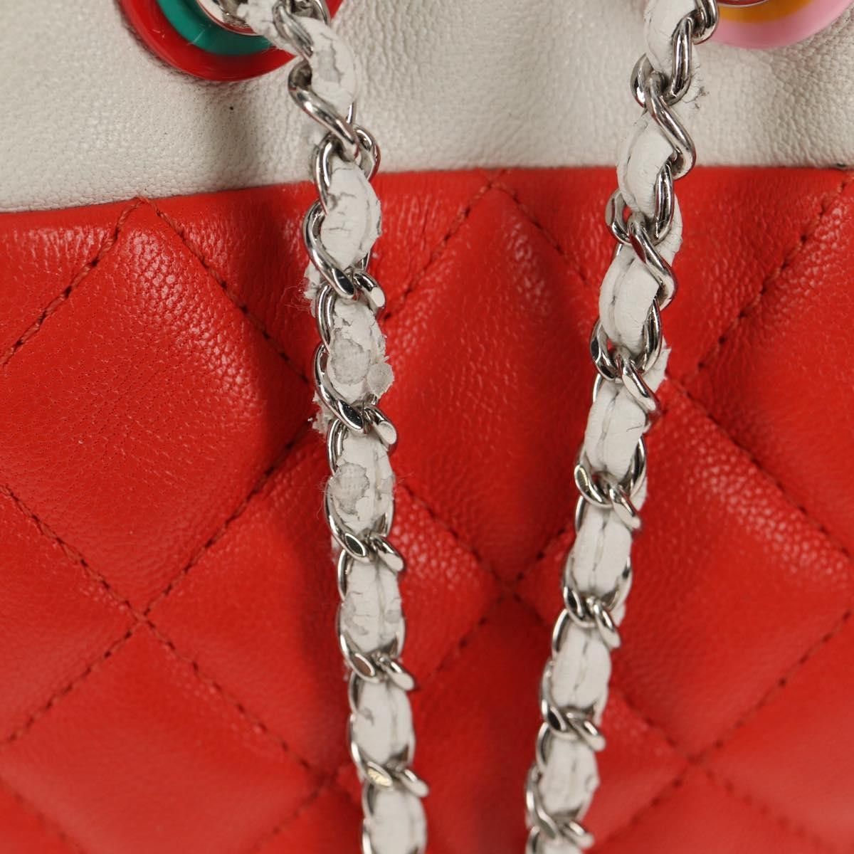 Chanel Chanel Cuba Drawstring Bucket Bag Quilted Lambskin Size ONE SIZE - 14 Thumbnail