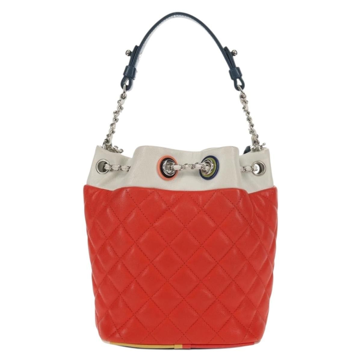 Chanel Chanel Cuba Drawstring Bucket Bag Quilted Lambskin Size ONE SIZE - 2 Thumbnail