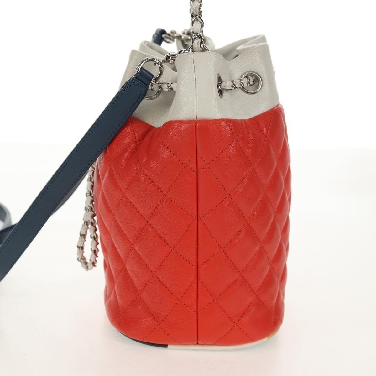 Chanel Chanel Cuba Drawstring Bucket Bag Quilted Lambskin Size ONE SIZE - 3 Thumbnail