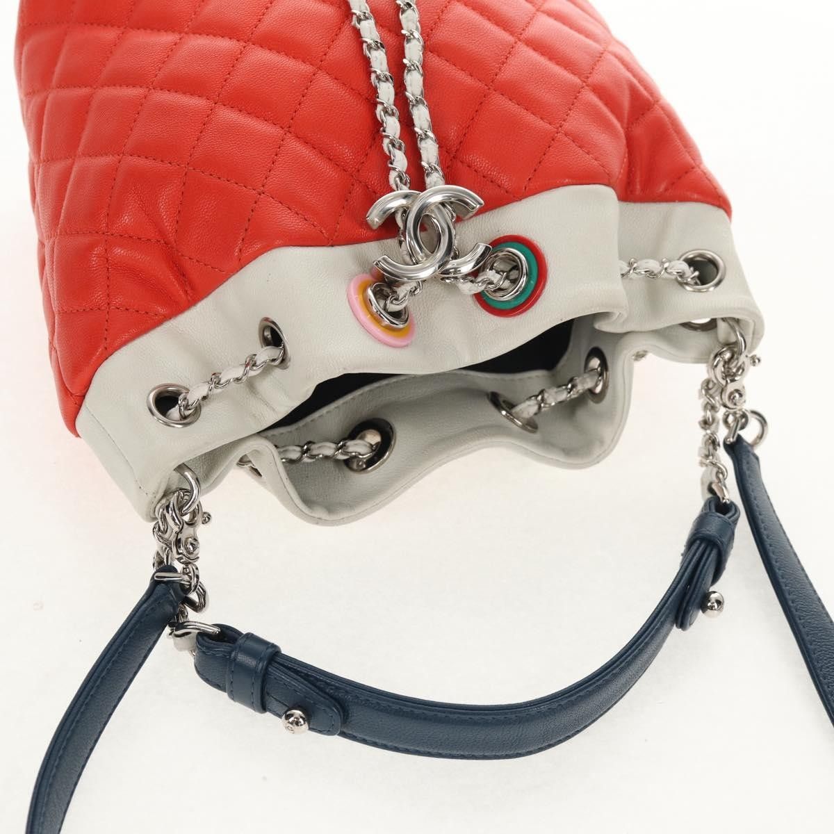 Chanel Chanel Cuba Drawstring Bucket Bag Quilted Lambskin Size ONE SIZE - 13 Thumbnail