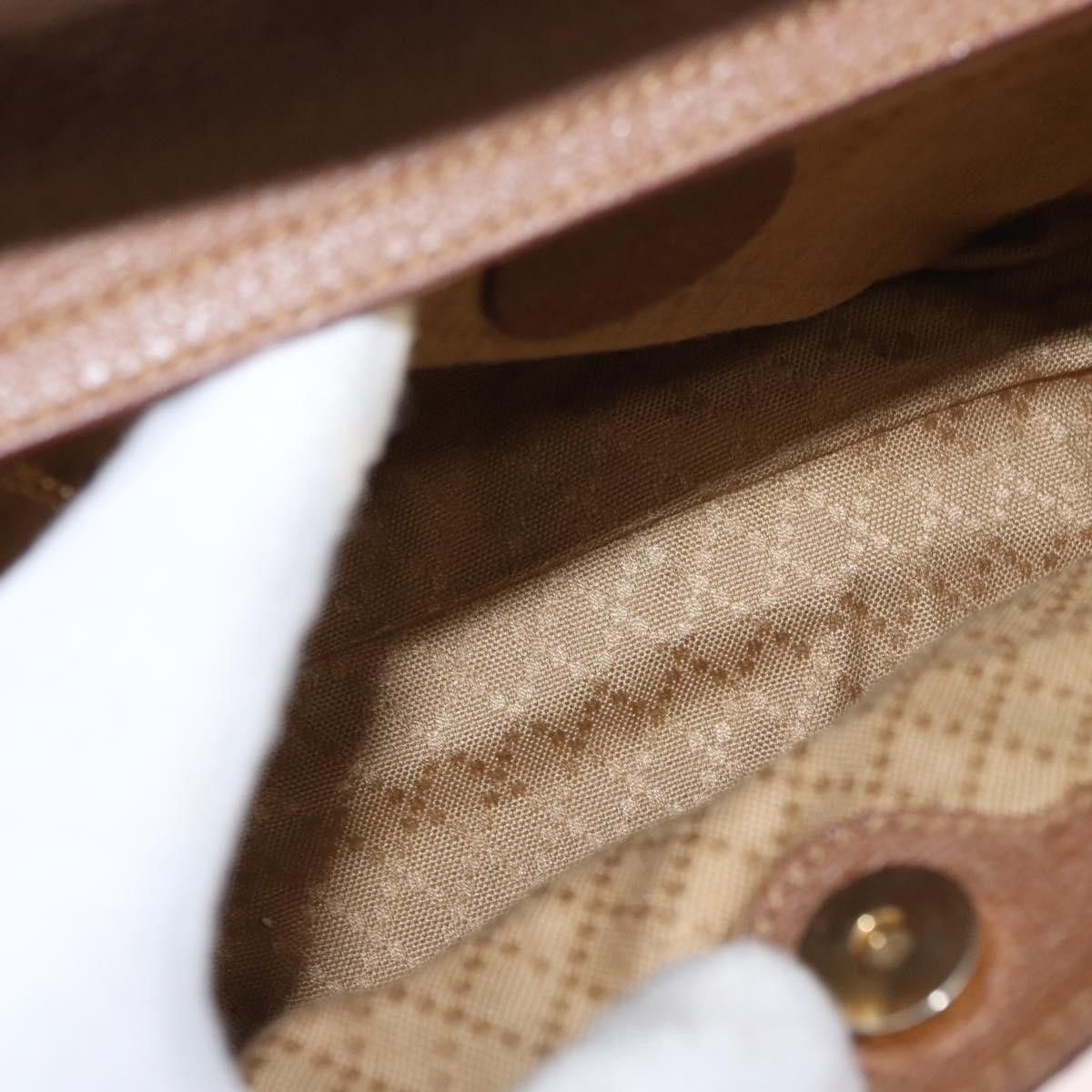 Gucci Gucci Vintage Bamboo Front Pocket Tote Suede Size ONE SIZE - 5 Thumbnail