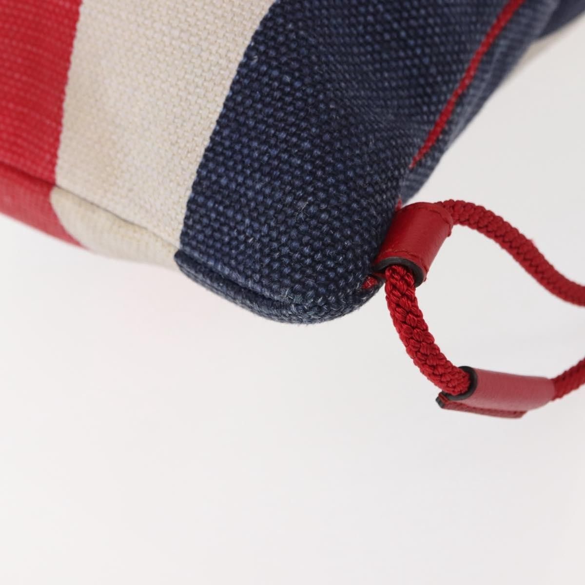 Gucci Gucci Logo Drawstring Backpack Striped Canvas Size ONE SIZE - 11 Thumbnail