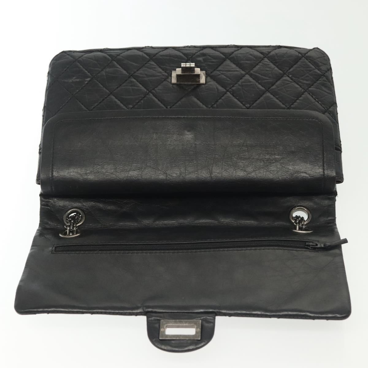 Chanel Chanel So Black Reissue 2.55 Flap Bag Quilted Leather Size ONE SIZE - 20 Thumbnail