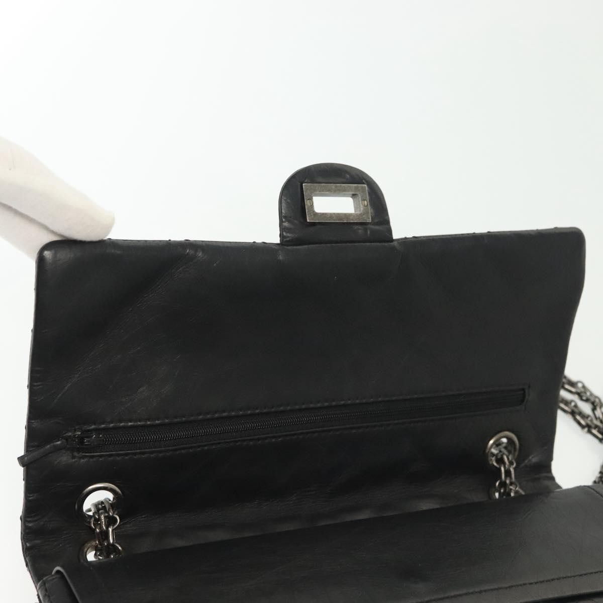 Chanel Chanel So Black Reissue 2.55 Flap Bag Quilted Leather Size ONE SIZE - 16 Thumbnail