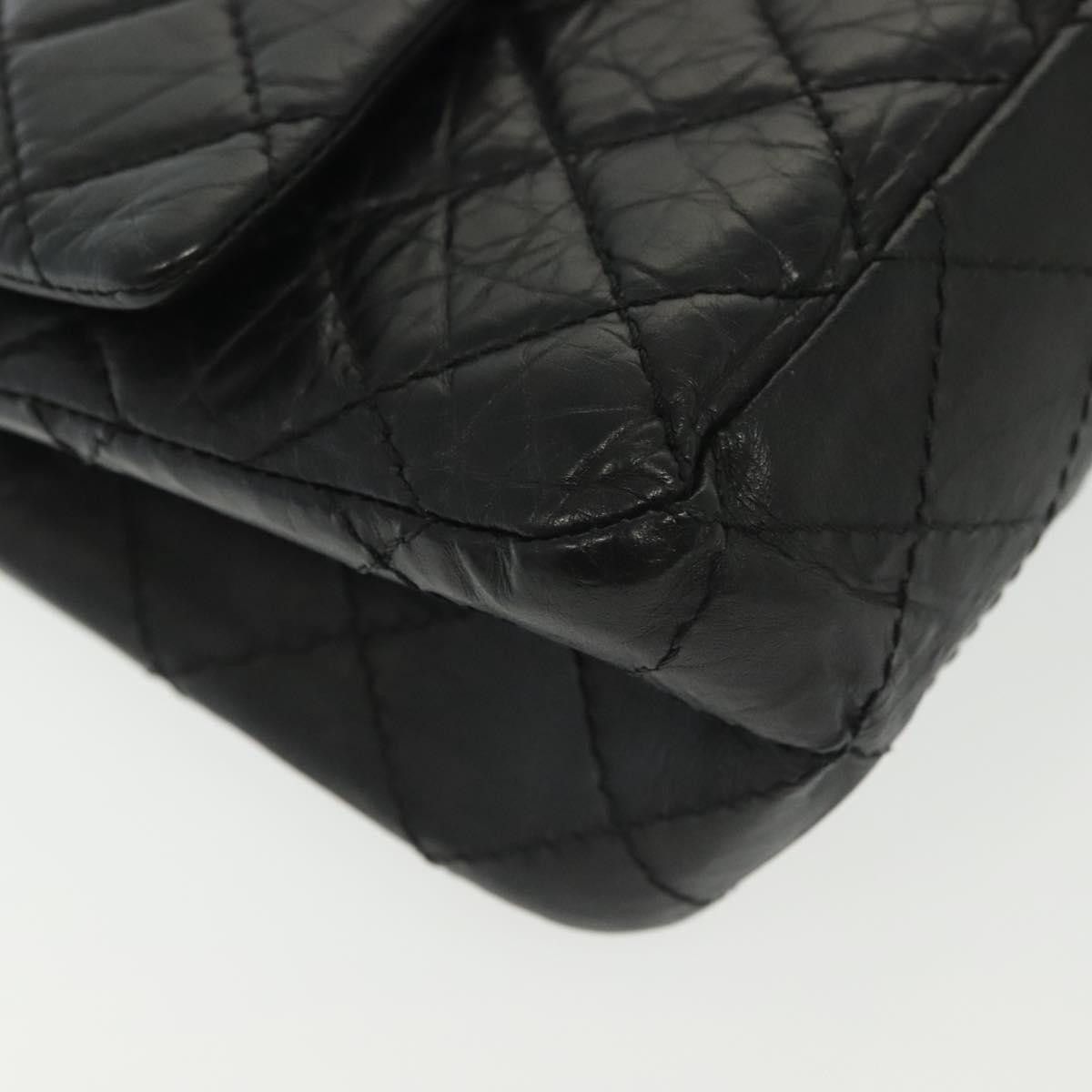 Chanel Chanel So Black Reissue 2.55 Flap Bag Quilted Leather Size ONE SIZE - 9 Thumbnail