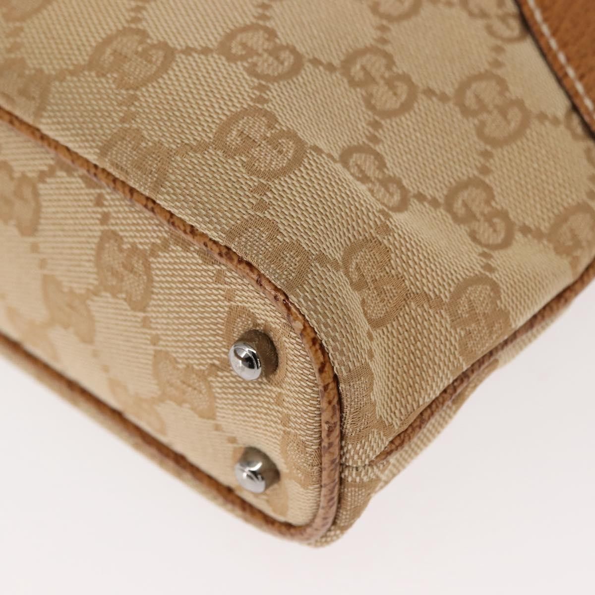 Gucci Gucci Vintage Ring Tote GG Canvas with Leather Size ONE SIZE - 10 Thumbnail