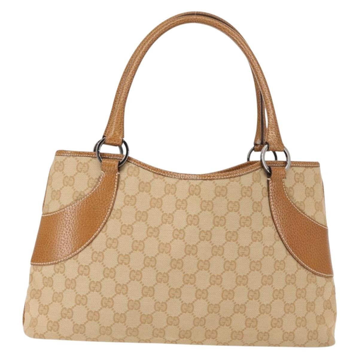 Gucci Gucci Vintage Ring Tote GG Canvas with Leather Size ONE SIZE - 2 Thumbnail