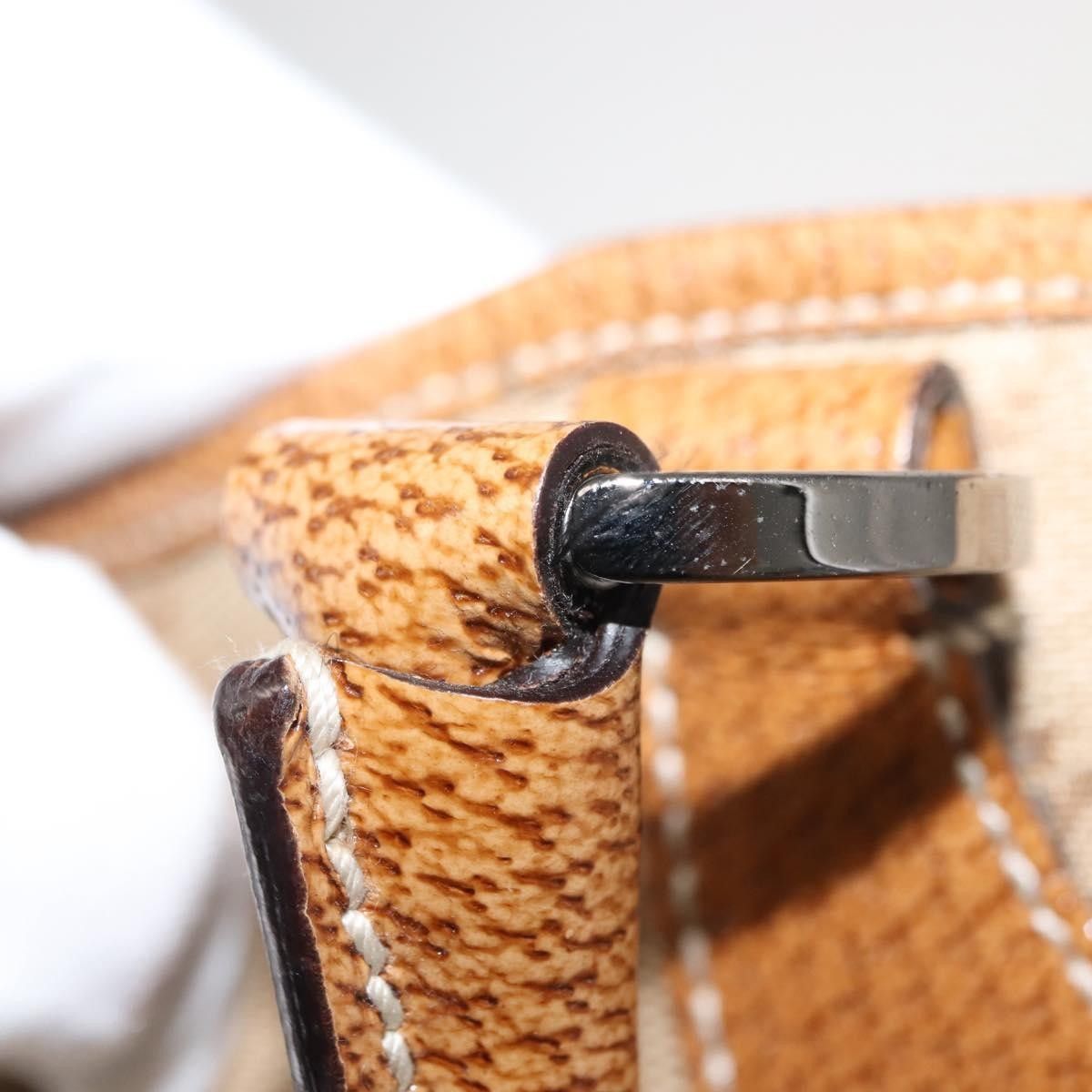 Gucci Gucci Vintage Ring Tote GG Canvas with Leather Size ONE SIZE - 13 Thumbnail