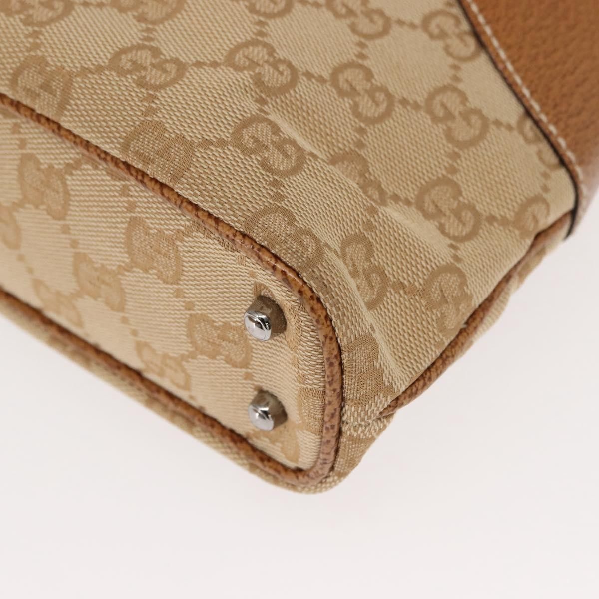 Gucci Gucci Vintage Ring Tote GG Canvas with Leather Size ONE SIZE - 11 Thumbnail