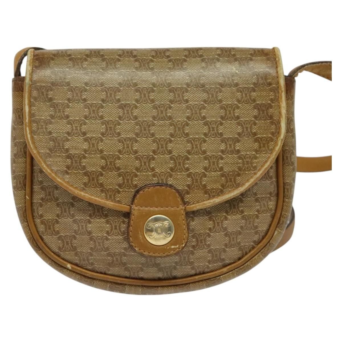 Celine Celine Vintage Macadam Shoulder Bag Canvas Size ONE SIZE - 18 Thumbnail