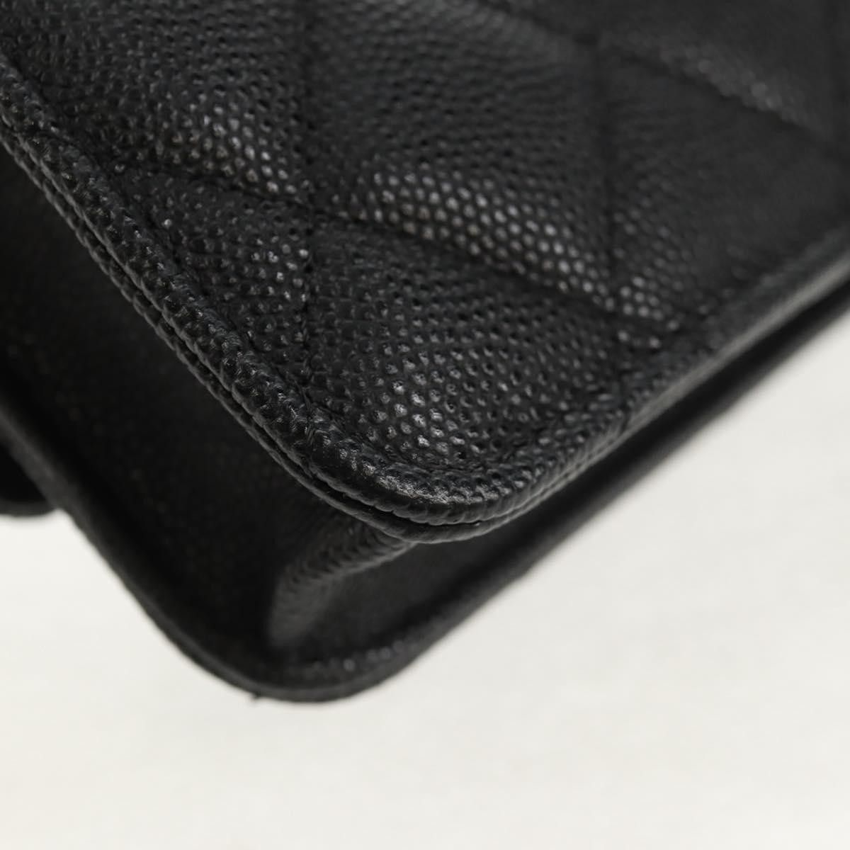 Chanel Chanel Classic Flap Clutch with Chain Quilted Caviar Size ONE SIZE - 11 Thumbnail