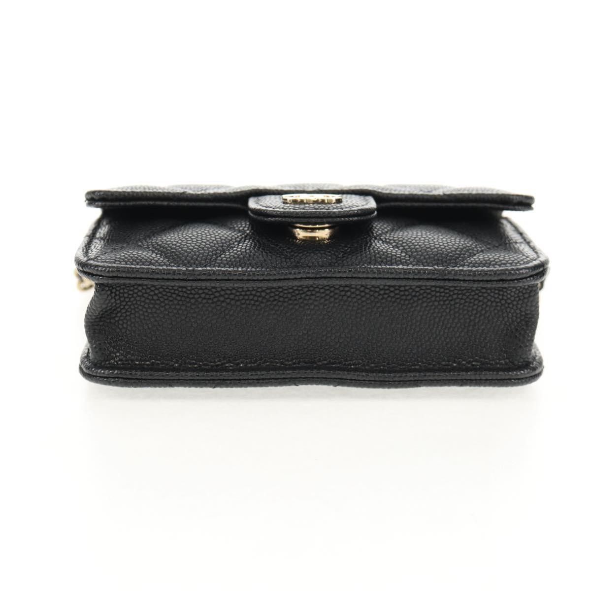 Chanel Chanel Classic Flap Clutch with Chain Quilted Caviar Size ONE SIZE - 19 Thumbnail