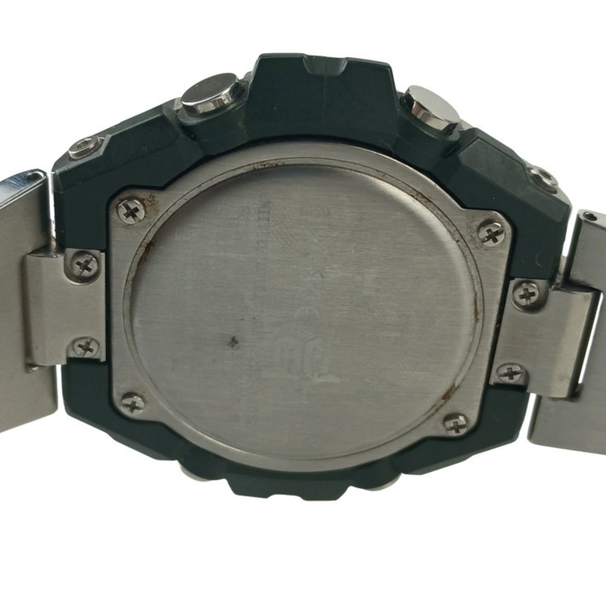 Casio CASIO GSHOCK GSTEEL GSTB500 Series Watch (GSTB500AD3AJF) Khaki Dial Silver Resin/Stainless Steel Men's Size ONE SIZE - 9 Thumbnail