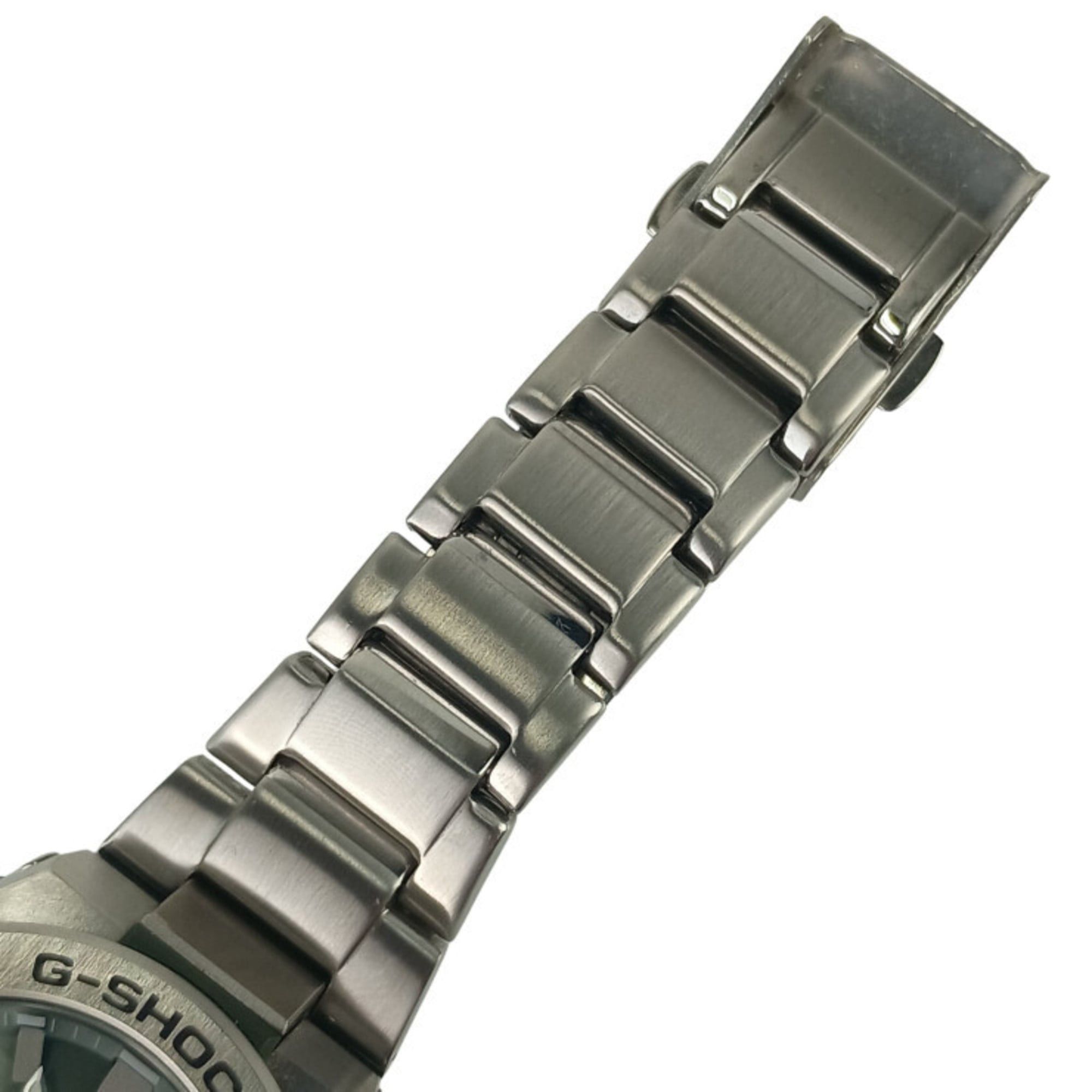 Casio CASIO GSHOCK GSTEEL GSTB500 Series Watch (GSTB500AD3AJF) Khaki Dial Silver Resin/Stainless Steel Men's Size ONE SIZE - 6 Thumbnail