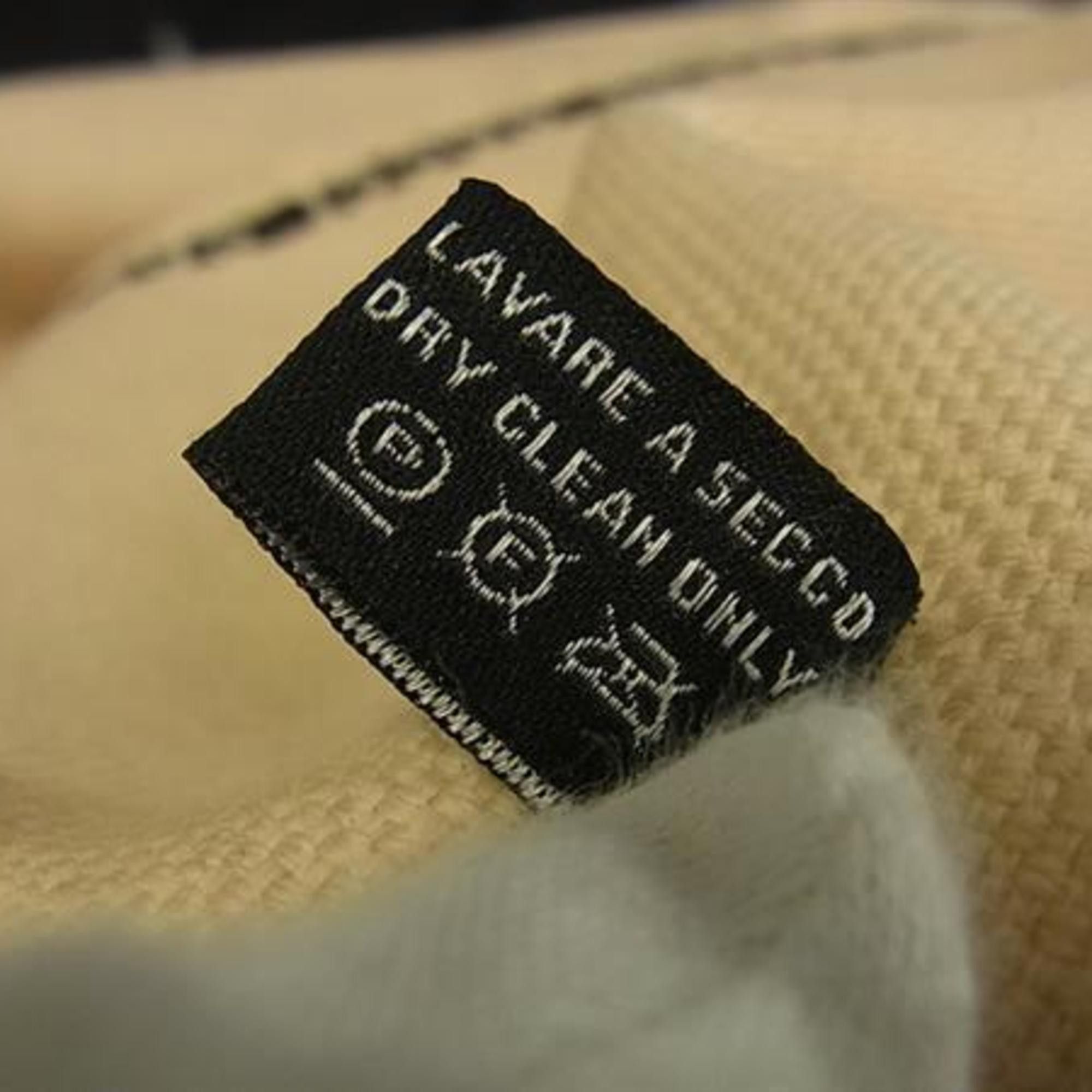 Gucci GUCCI Women's Beige Black Wool Scarf Size ONE SIZE - 2 Thumbnail
