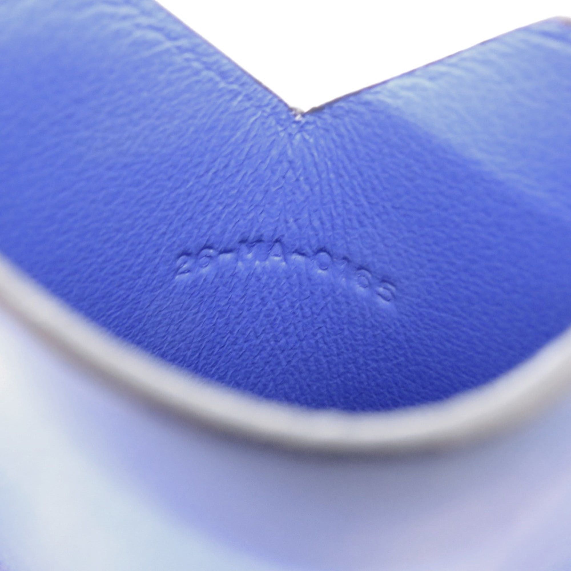 Dior Christian Dior Neck Pouch Leather Blue Card Case 1422 Size ONE SIZE - 4 Thumbnail