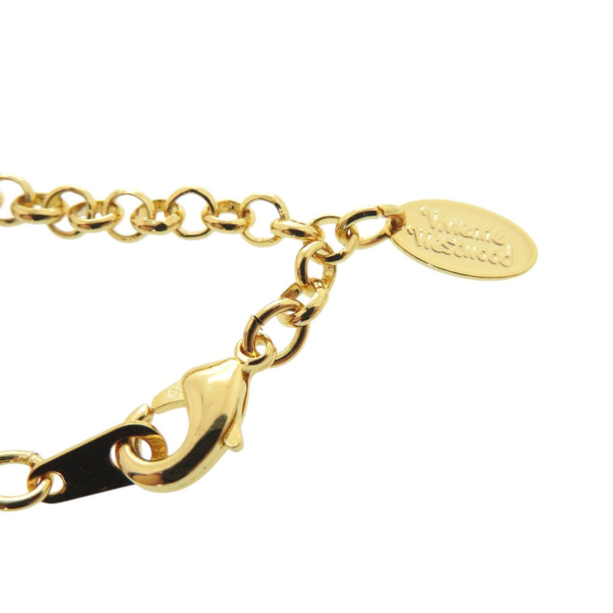 Vivienne Westwood Like new Vivienne Westwood Orb Rhinestone/Metal Gold Necklace 1960 Size ONE SIZE - 4 Thumbnail
