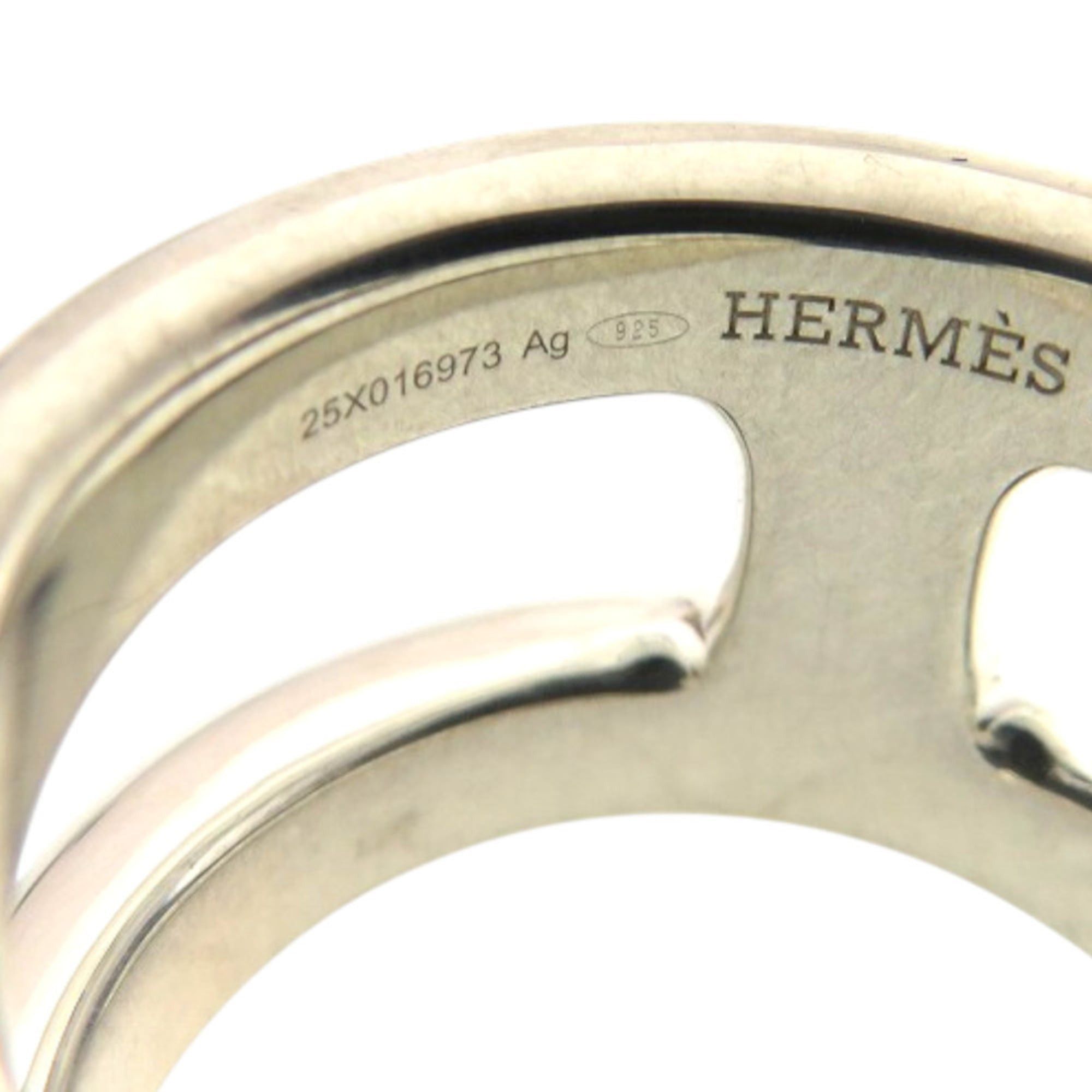 Hermes Like new Hermès Osmos PM 25X016973 sterling silver ring, size 12.5, 0581 HERMES Size ONE SIZE - 4 Thumbnail
