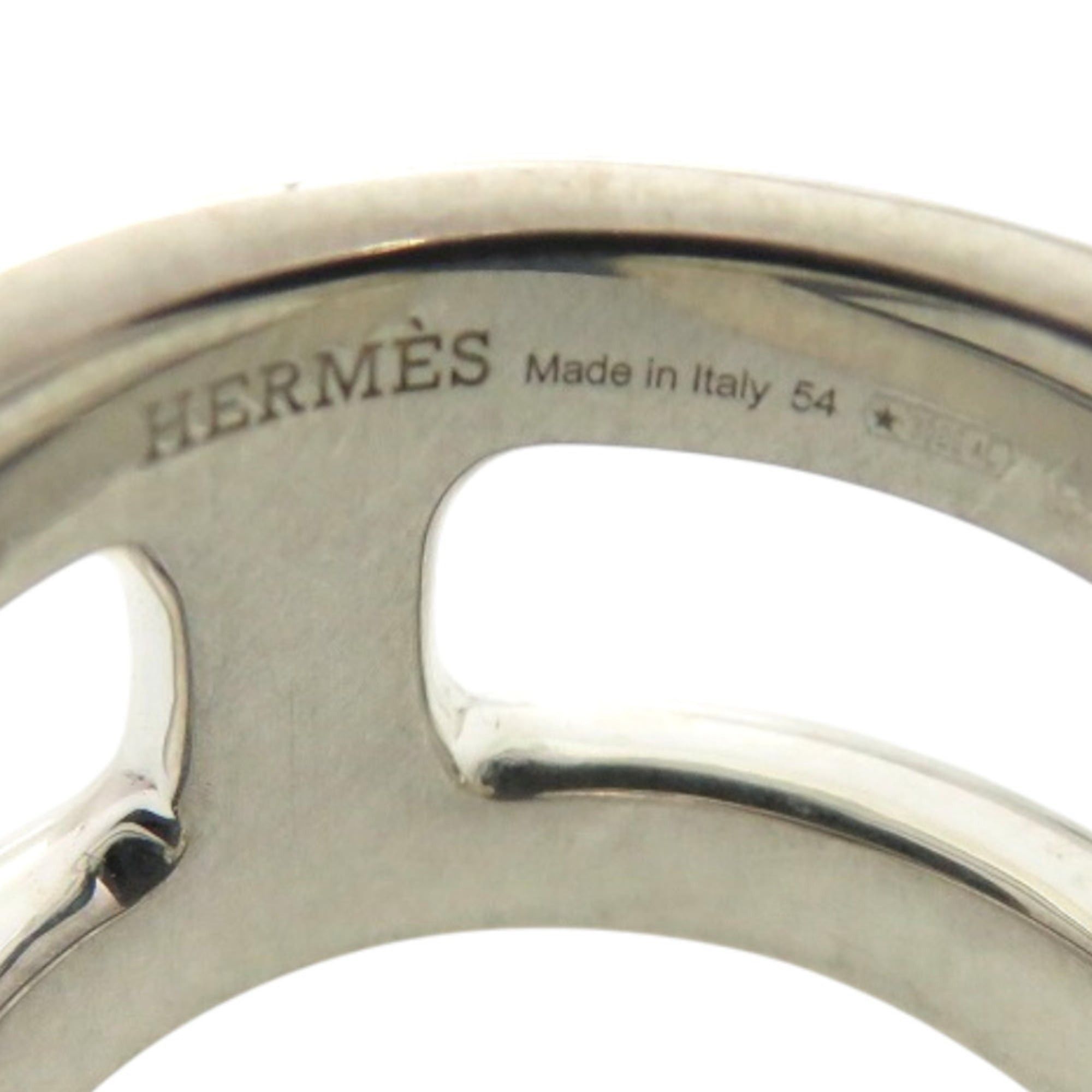 Hermes Like new Hermès Osmos PM 25X016973 sterling silver ring, size 12.5, 0581 HERMES Size ONE SIZE - 5 Thumbnail