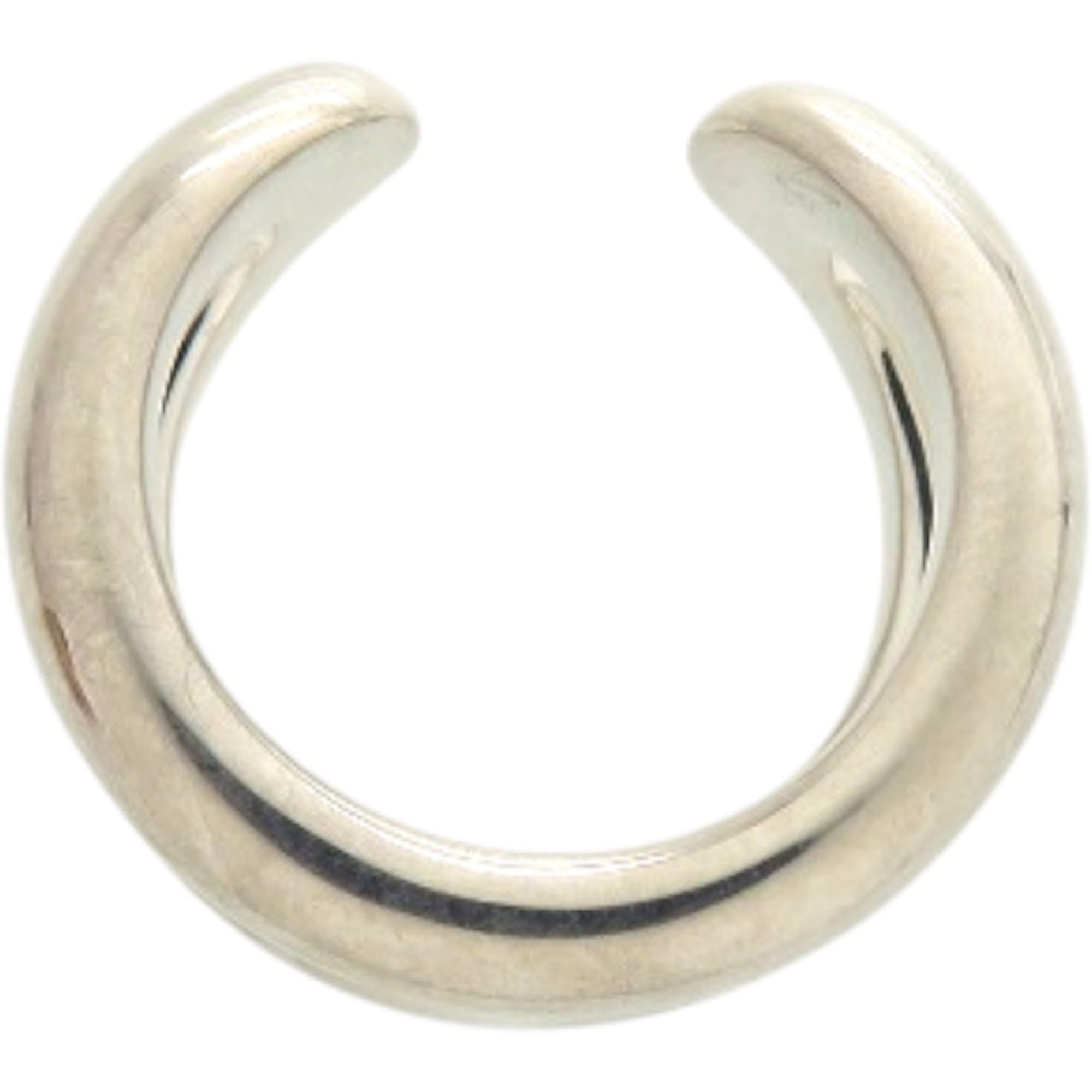 Hermes Like new Hermès Osmos PM 25X016911, 925 silver, approximately size 13, silver ring, 0580, HERMES Size ONE SIZE - 3 Thumbnail