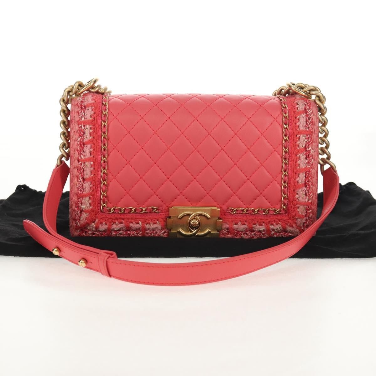 Chanel Chanel Jacket Boy Flap Bag Quilted Lambskin Size ONE SIZE - 15 Thumbnail