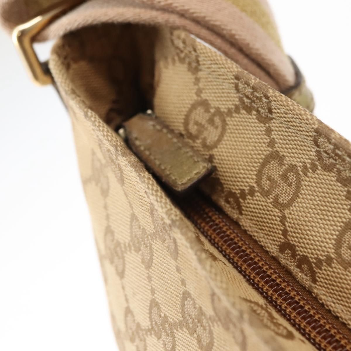 Gucci Gucci Web Strap Messenger Bag GG Canvas Size ONE SIZE - 14 Thumbnail