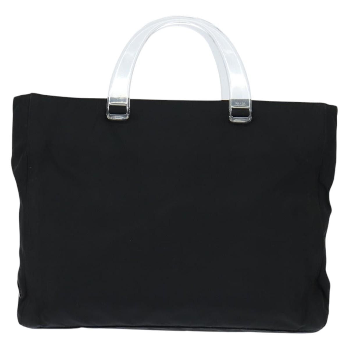 Prada Prada Resin Handle Tote Tessuto Size ONE SIZE - 24 Thumbnail