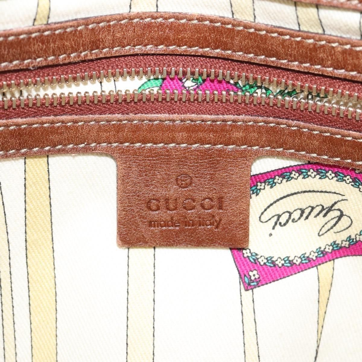 Gucci Gucci Vintage tote Leather Size ONE SIZE - 6 Thumbnail