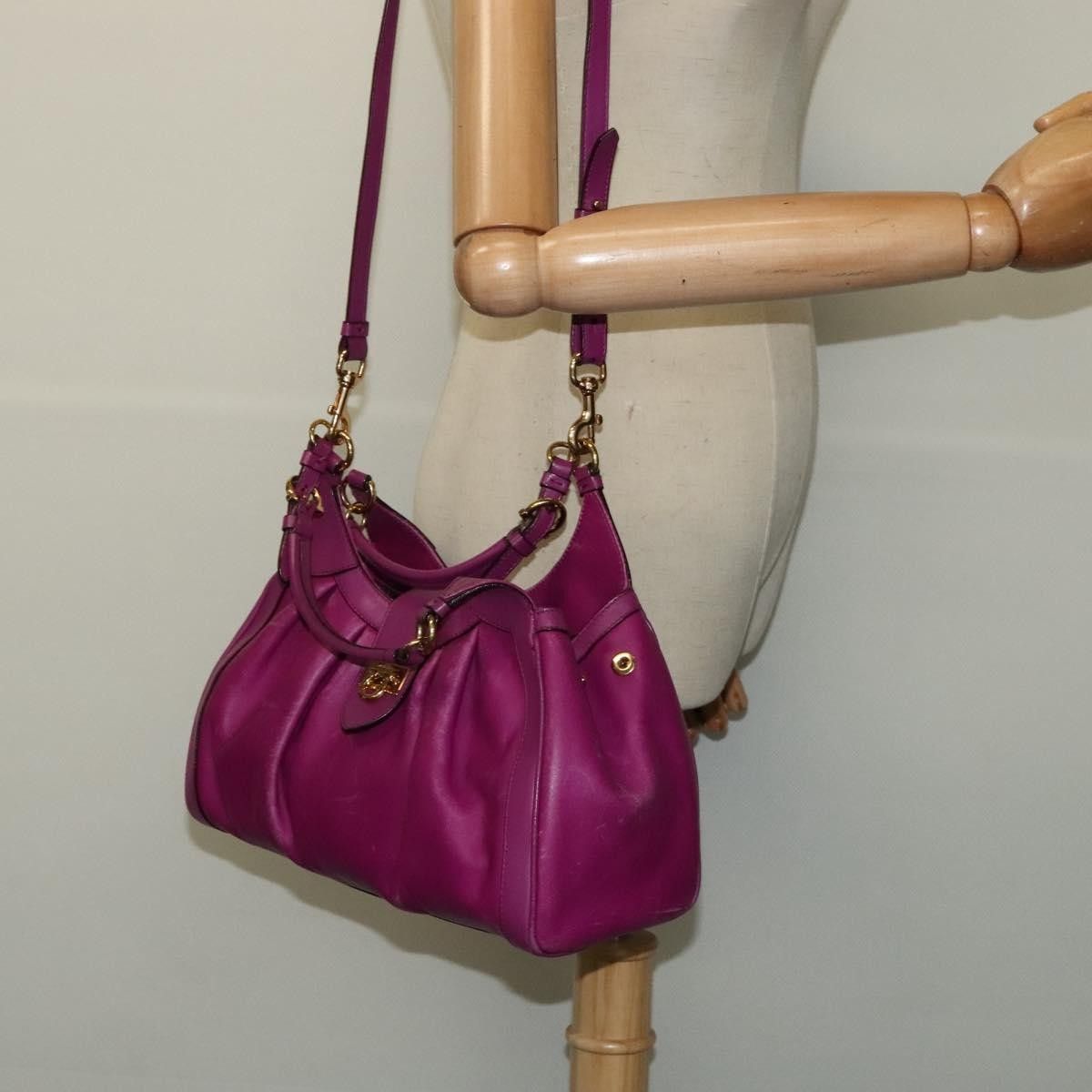 Salvatore Ferragamo Salvatore Ferragamo Annabell Tote Leather Size ONE SIZE - 14 Thumbnail