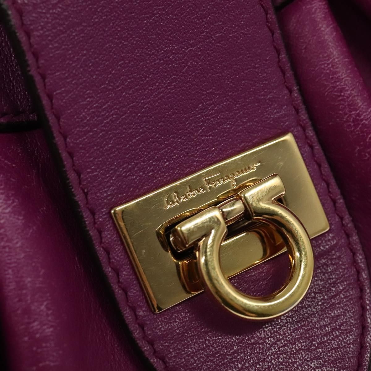 Salvatore Ferragamo Salvatore Ferragamo Annabell Tote Leather Size ONE SIZE - 13 Thumbnail