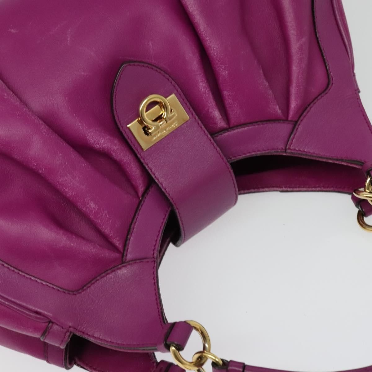 Salvatore Ferragamo Salvatore Ferragamo Annabell Tote Leather Size ONE SIZE - 16 Thumbnail