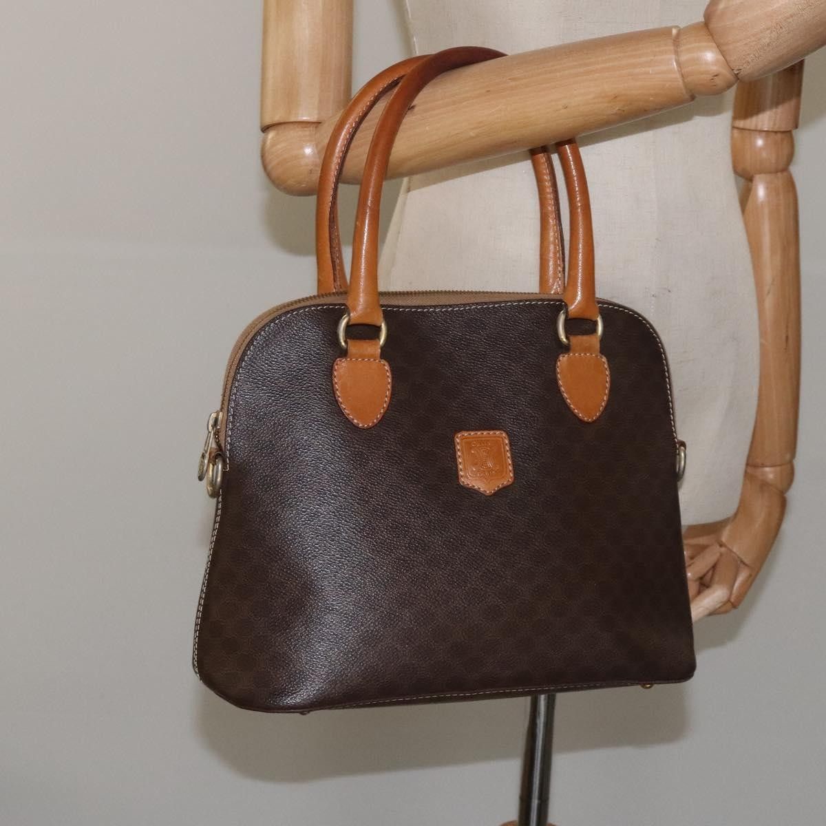Celine Celine Vintage Macadam Handbag Canvas Size ONE SIZE - 14 Thumbnail