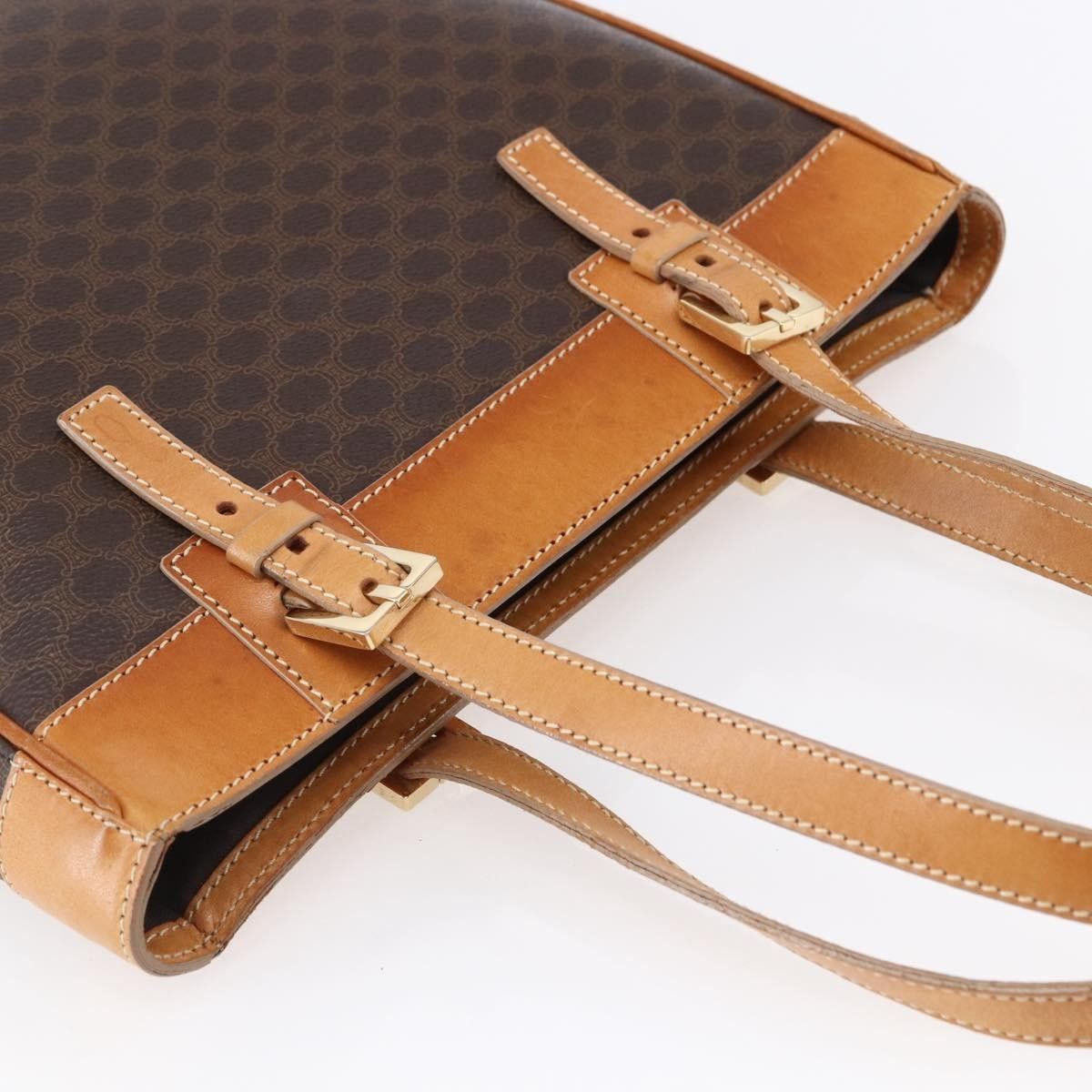 Celine Celine Vintage Macadam Handbag Canvas and Leather Size ONE SIZE - 16 Thumbnail