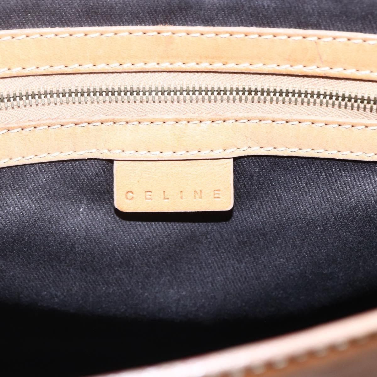 Celine Celine Vintage Macadam Handbag Canvas and Leather Size ONE SIZE - 6 Thumbnail