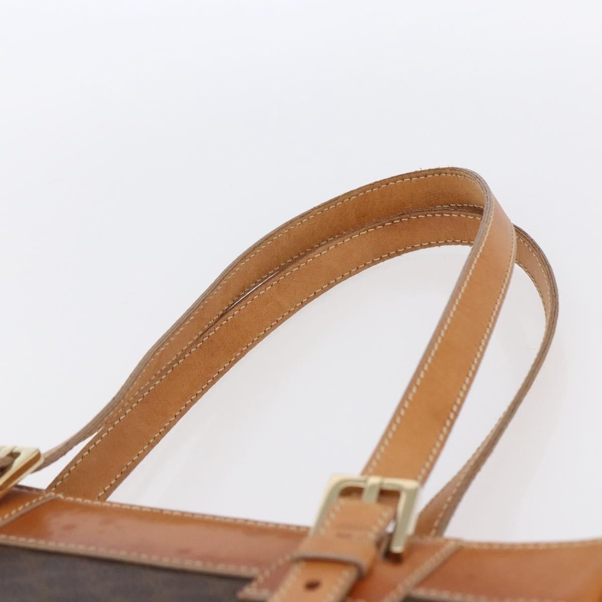 Celine Celine Vintage Macadam Handbag Canvas and Leather Size ONE SIZE - 17 Thumbnail