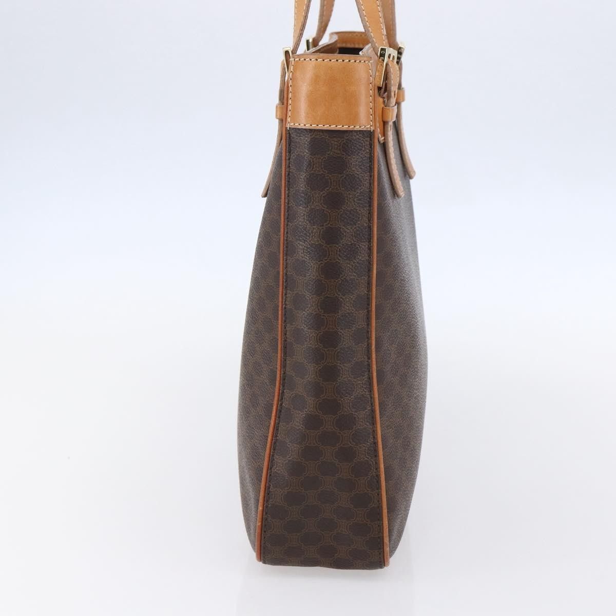 Celine Celine Vintage Macadam Handbag Canvas and Leather Size ONE SIZE - 3 Thumbnail